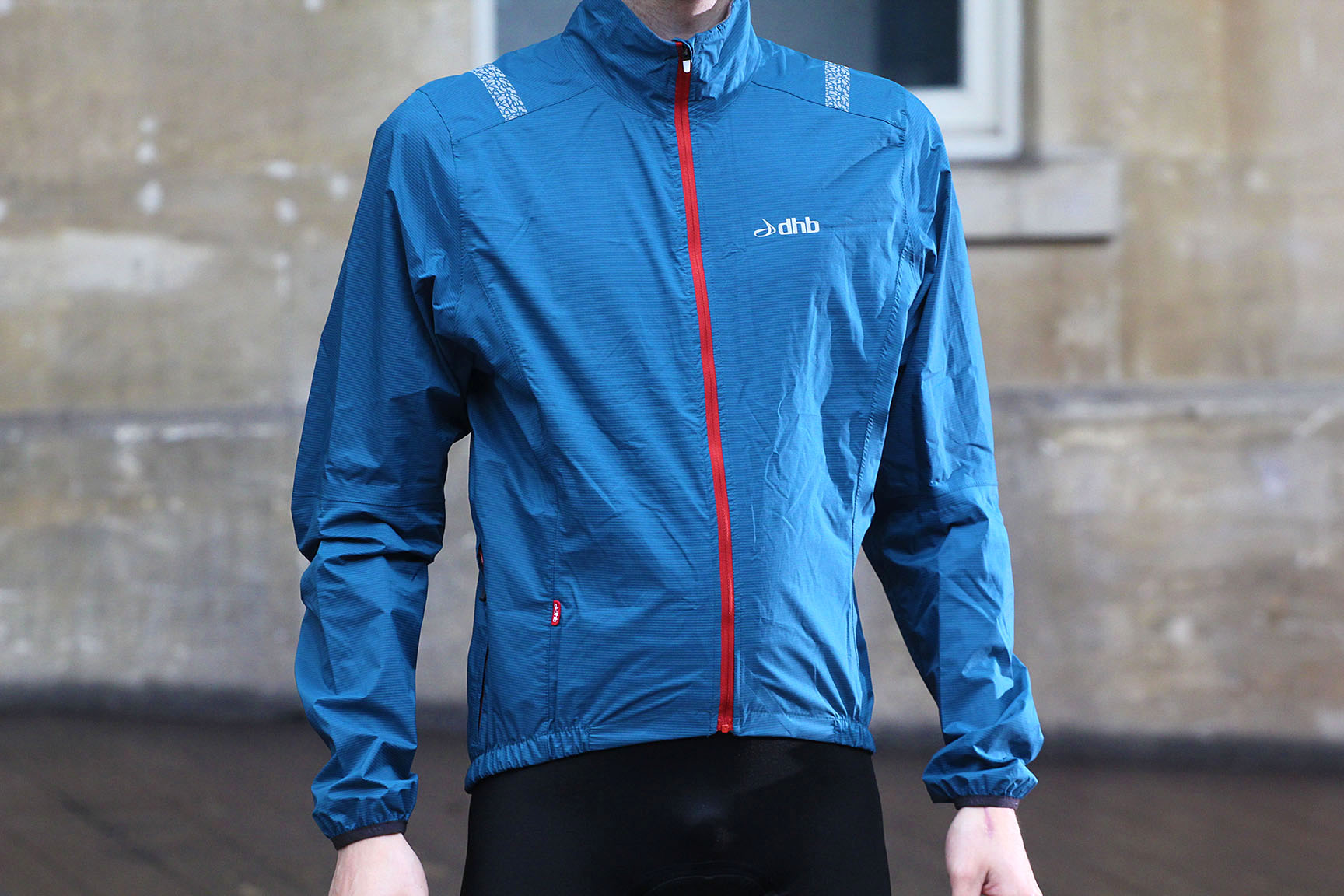 Review dhb Cosmo waterproof jacket road.cc